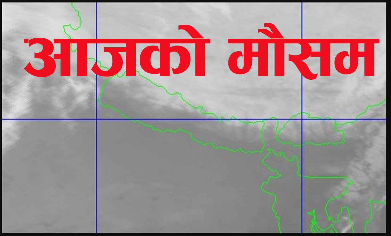 आजको मौसमः आंशिकदेखि सामान्य बदलीसँगै सफा रहने 